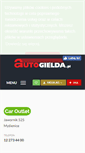 Mobile Screenshot of caroutlet.autogielda.pl