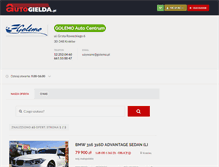 Tablet Screenshot of golemo.autogielda.pl